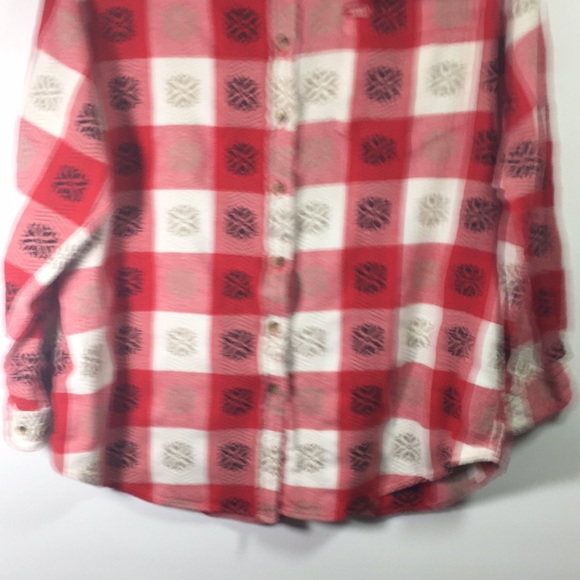 Venezia Plaid  Long Sleeve Shirt/Top Size 14/16 - Picture 3 of 8